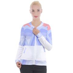 Blue Ridge Mountains T- Shirt Mountain Range T- Shirt Casual Zip Up Jacket by maxcute