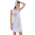 Botanical T- Shirt Botanical Beautiful Flowered T- Shirt Racer Back Hoodie Dress