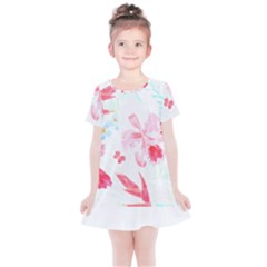 Botanical T- Shirt Botanical Charming Cardinal Flowers T- Shirt Kids  Simple Cotton Dress by maxcute