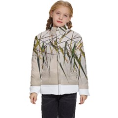 Branches T- Shirt Green Leaves, Branches, Green, Wallart, Summer, Nature, Digital, Art, Minimal, Tro Kids  Puffer Bubble Jacket Coat by maxcute