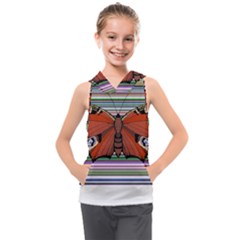 Butterfly Art T- Shirtbutterfly T- Shirt (8) Kids  Sleeveless Hoodie by maxcute