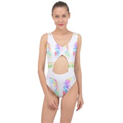 Butterfly Lover T- Shirtbutterfly T- Shirt Center Cut Out Swimsuit by maxcute