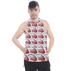 Circles Pattern T- Shirt Red Circles Pattern T- Shirt Men s Sleeveless Hoodie by maxcute