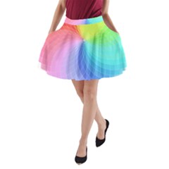 Color Wheel T- Shirt Color Wheel T- Shirt A-line Pocket Skirt by maxcute