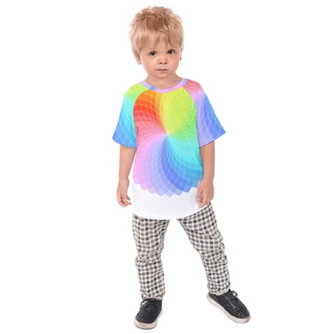 Color Wheel T- Shirt Color Wheel T- Shirt Kids  Raglan Tee by maxcute