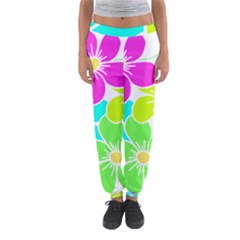 Colorful Flower T- Shirtcolorful Blooming Flower, Flowery, Floral Pattern T- Shirt Women s Jogger Sweatpants by maxcute