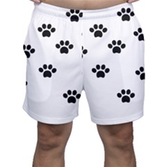 Dog Paw Print T- Shirt Paw Pattern 6 Men s Shorts