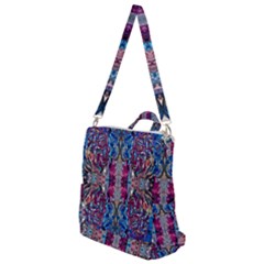 Abstract Blend Repeats Crossbody Backpack by kaleidomarblingart