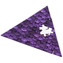 Purple Scales! Wooden Puzzle Triangle View2