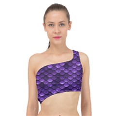 Purple Scales! Spliced Up Bikini Top  by fructosebat