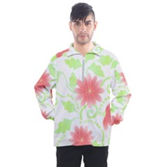 Flowers Art T- Shirtflowers T- Shirt (11) Men s Half Zip Pullover by maxcute