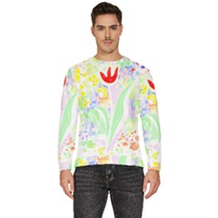 Flowers Art T- Shirtflowers T- Shirt (13) Men s Fleece Sweatshirt by maxcute