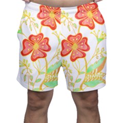 Flowers Art T- Shirtflowers T- Shirt (23) Men s Shorts