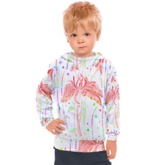 Flowers Illustration T- Shirtflowers T- Shirt (4) Kids  Hooded Pullover by maxcute