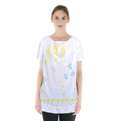 Flowers Lover T- Shirtflowers T- Shirt (10) Skirt Hem Sports Top by maxcute