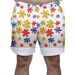 Flowers T- Shirt Flower Power T- Shirt Men s Shorts