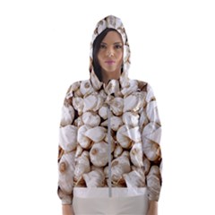 Garlic T- Shirt Garlic Bulbs Photograph T- Shirt Women s Hooded Windbreaker by maxcute