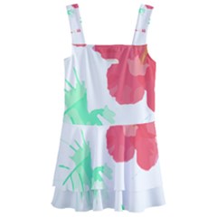 Hawaii T- Shirt Hawaii Flower Fashion T- Shirt Kids  Layered Skirt Swimsuit by maxcute