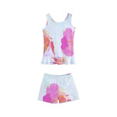 Hawaii T- Shirt Hawaii Flowerbages Pattern T- Shirt Kids  Boyleg Swimsuit by maxcute