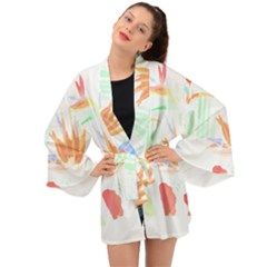 Hawaii T- Shirt Hawaii Hawaian Trend T- Shirt Long Sleeve Kimono by maxcute