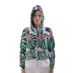 Hawaii T- Shirt Hawaii Leather Flower Garden T- Shirt Women s Hooded Windbreaker by maxcute