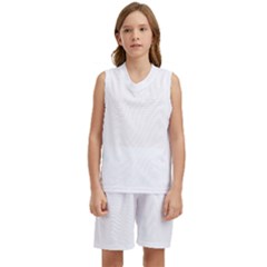 Henna Alphabet T- Shirt Henna Alphabet U Kids  Basketball Mesh Set