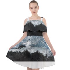 Iceberg T- Shirt Iceberg T- Shirt Cut Out Shoulders Chiffon Dress by maxcute