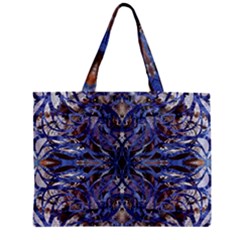 Denim Blend Repeats I Zipper Mini Tote Bag