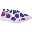 Purple Blue Repeat Pattern Men s Slip On Sneakers View3