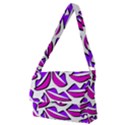 Lips 7 Full Print Messenger Bag (M) View1