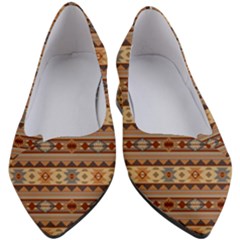 Southwest-pattern-tan-large Women s Block Heels  by SouthwestDesigns