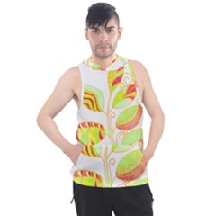 Leaves Design T- Shirtleaves T- Shirt Men s Sleeveless Hoodie by maxcute