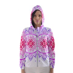 Mandala Design T- Shirttime Travel T- Shirt Women s Hooded Windbreaker by maxcute