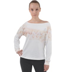 Mandala T- Shirt Mandala The Sunrise Series 003 T- Shirt Off Shoulder Long Sleeve Velour Top by maxcute