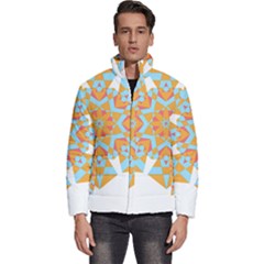 Mandala T- Shirt Mandala Men s Puffer Bubble Jacket Coat