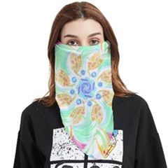 Mandala T- Shirt Twisting Garden Mandala T- Shirt Face Covering Bandana (triangle) by maxcute