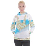 Origami Crane T- Shirt Origami Crane T- Shirt Women s Hooded Pullover