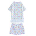 Pattern T- Shirt Corazones Coloridos T- Shirt Kids  Swim Tee and Shorts Set View2