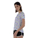 Pattern T- Shirt Círculos Coloridos T- Shirt Short Sleeve Open Back Tee View2