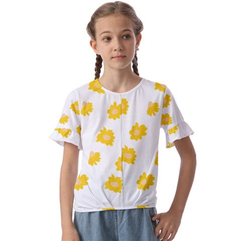 Pattern T- Shirt You Are My Sunshine T- Shirt Kids  Cuff Sleeve Scrunch Bottom Tee by maxcute