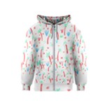 Pattern T- Shirtthe Watercolor Jungle Pattern 2 T- Shirt Kids  Zipper Hoodie