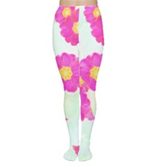 Primrose T- Shirt Pink Primula Primrose Flower Design T- Shirt Tights by maxcute