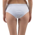 Sacred Geometry T- Shirt Spatial Sacred Mesh Vector Illustration T- Shirt Reversible Mid-Waist Bikini Bottoms View2