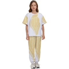 Shells T- Shirtshell T- Shirt Kids  Tee And Pants Sports Set