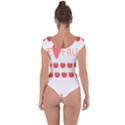 Strawberry T- Shirt We Love Fruit Straberries And Worms T- Shirt Short Sleeve Leotard  View2