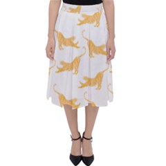 Tigers T- Shirt Golden Tigers T- Shirt Classic Midi Skirt by maxcute