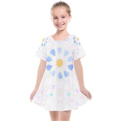 Tiles T- Shirtzellige Moroccan Mosaic Tilework T- Shirt Kids  Smock Dress by maxcute