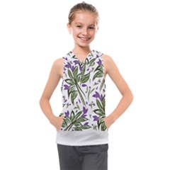 Tropical Island T- Shirt Pattern Love Collection 3 Kids  Sleeveless Hoodie by maxcute