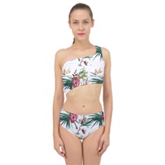 Tropical T- Shirt Tropical Bright Woods T- Shirt Spliced Up Two Piece Swimsuit