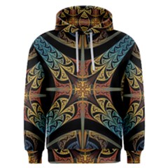 Abstract, Pattern Arabesque Design Tile Decoration Seamless Men s Overhead Hoodie by Jancukart